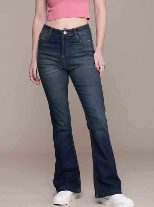 High-Rise Light Fade Clean Look Stretchable Jeans